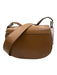 Polo Ralph Lauren Toffee Brown Leather Gold Tone Hardware Saddle Crossbody Bag Toffee Brown / S