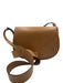 Polo Ralph Lauren Toffee Brown Leather Gold Tone Hardware Saddle Crossbody Bag Toffee Brown / S