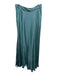 Free People Size M Teal Blue Viscose Sparkle detail Pockets Back Zip Maxi Skirt Teal Blue / M