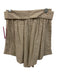 FREE the Label Size XS Beige Linen & Cotton Sleeveless Square Neck Short Set Beige / XS
