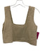 FREE the Label Size XS Beige Linen & Cotton Sleeveless Square Neck Short Set Beige / XS