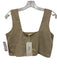 FREE the Label Size XS Beige Linen & Cotton Spaghetti Strap Short Set Beige / XS