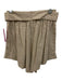 FREE the Label Size XS Beige Linen & Cotton Spaghetti Strap Short Set Beige / XS