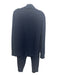 Lafayette 148 Size XL/M Navy Blue Wool & Cashmere 1/4 Zip Pullover Pant Set Navy Blue / XL/M