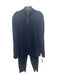Lafayette 148 Size XL/M Navy Blue Wool & Cashmere 1/4 Zip Pullover Pant Set Navy Blue / XL/M