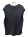 Lafayette 148 Size M Dark Gray Cashmere & Wool Knit Ribbed Hem Oversized Vest Dark Gray / M