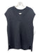 Lafayette 148 Size M Dark Gray Cashmere & Wool Knit Ribbed Hem Oversized Vest Dark Gray / M