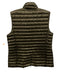 Lafayette 148 Size L Olive Green Nylon Goose Down Quilted Full Zip Vest Olive Green / L