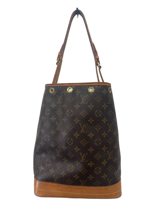 Louis Vuitton Light & Dark Brown Canvas Leather Monogram Crossbody Strap Bag Light & Dark Brown / Medium