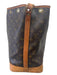 Louis Vuitton Light & Dark Brown Canvas Leather Monogram Crossbody Strap Bag Light & Dark Brown / Medium