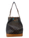 Louis Vuitton Light & Dark Brown Canvas Leather Monogram Crossbody Strap Bag Light & Dark Brown / Medium