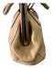 Prada Beige Leather Pebbled Hand Magnetic Close Braided Bag Beige