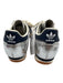 Adidas Shoe Size 8.5 Silver & Navy Leather Crackled Low Top Sneakers Silver & Navy / 8.5