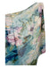 Grayse Multi Silk Abstract Floral Watercolor scarf Multi