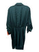 Cinq a Sept Size 14 Green Silk Long Sleeve Bunched Button Up Above Knee Dress Green / 14