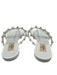 Valentino Shoe Size 38 White Synthetic Rockstud Flip flop Sandals White / 38