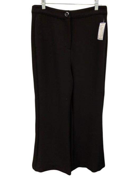 Toccin NY Size 12 Black Polyester Blend High Rise Flare Pants Black / 12