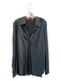 Vince Size XL Gray Silk Collared Button Down Long Sleeve Top Gray / XL