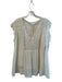 No Brand Size Est S Ivory Polyester V Neck Lace Detail Cap Sleeve Cami Inc. Top Ivory / Est S