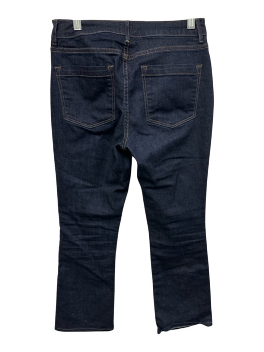 Ann Mashburn Size 27 Dark Wash Cotton Blend Denim Mid Rise Slight Boot Cut Jeans Dark Wash / 27