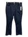 Ann Mashburn Size 27 Dark Wash Cotton Blend Denim Mid Rise Slight Boot Cut Jeans Dark Wash / 27