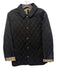 Burberry London Size Small Black Polyester Long Sleeve Quilted Pockets Jacket Black / Small