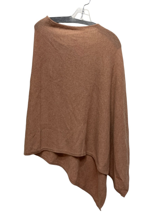 Peter Millar Size One Size Camel & Beige Cashmere Poncho Sweater Camel & Beige / One Size