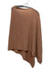 Peter Millar Size One Size Camel & Beige Cashmere Poncho Sweater Camel & Beige / One Size