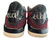 Jordan Shoe Size 9 Red & Black Leather Tweed Round Toe Lace Up Sneaker Shoes Red & Black / 9