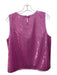 J. Crew Size L Pink Polyester Sequin Scoop Neck Lined Sleeveless Top Pink / L