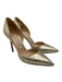 Manolo Blahnik Shoe Size 38 gold & silver Leather Pointed Toe Leopard Pumps gold & silver / 38