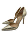 Manolo Blahnik Shoe Size 38 gold & silver Leather Pointed Toe Leopard Pumps gold & silver / 38
