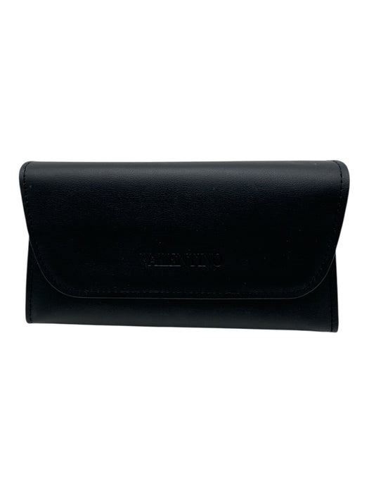 Valentino Black & Yellow Acetate Tortoise Stud Detail Sunglasses Black & Yellow