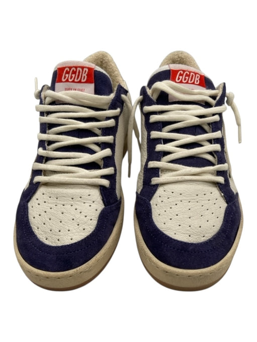 Golden Goose Shoe Size 38 White, Blue, Silver Leather Low Top Star Sneakers White, Blue, Silver / 38