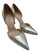 Manolo Blahnik Shoe Size 38 Gold & Silver Leather Pointed Toe Leopard Pumps Gold & Silver / 38