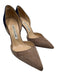 Manolo Blahnik Shoe Size 38 Navy & Beige Suede Pointed Toe Color Block Pumps Navy & Beige / 38