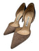 Manolo Blahnik Shoe Size 38 Navy & Beige Suede Pointed Toe Color Block Pumps Navy & Beige / 38