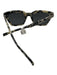 Balmain Gray, white & black Acetate Square Frame Tortoise Shell Sunglasses Gray, white & black