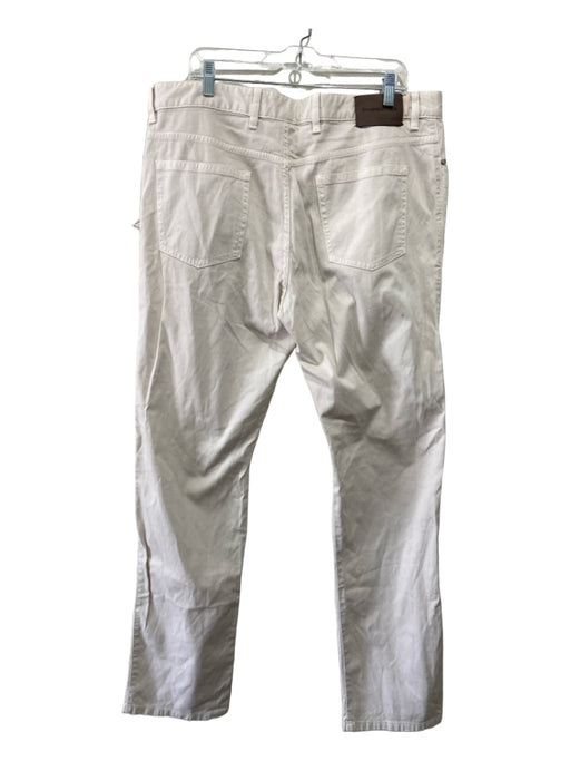 Ermenegildo Zegna Size 40 Khaki Cotton Solid Zip Fly Men's Pants 40
