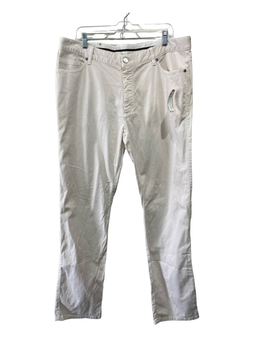 Ermenegildo Zegna Size 40 Khaki Cotton Solid Zip Fly Men's Pants 40