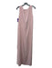 Escada Size 44 Rose Pink Triacetate Crepe Sleeveless Asymetrical Maxi Dress Rose Pink / 44