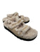 Stuart Weitzman Shoe Size 41 Beige & Cream Faux Shearling Faux Suede Sandals Beige & Cream / 41