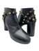 Balenciaga Shoe Size 39 Black Leather Studded Buckle Chunky Heel Booties Black / 39