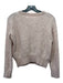 The Row Size S Pale Pink Cashmere & Silk Crew Neck Heathered Long Sleeve Sweater Pale Pink / S