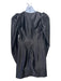 ROTATE BIRGER CHRISTENSEN Size 10/M Black Polyester Long Sleeve Surplice Dress Black / 10/M