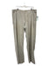 Armani Size 58 Beige Cotton Blend Solid Wide Leg Khakis Men's Pants 58