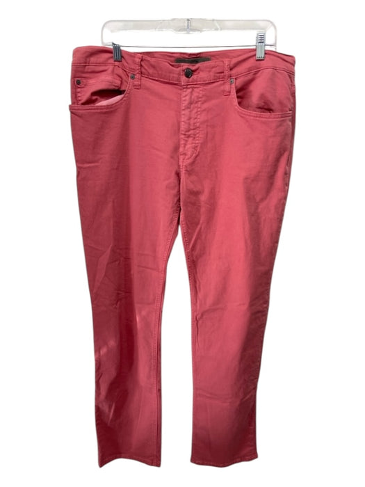 Joes Size 36 Pink Cotton Solid Zip Fly Men's Pants 36