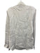 Vincenzo de Lauziers Size M White Linen Solid Button Up Men's Long Sleeve Shirt White / M