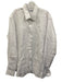 Vincenzo de Lauziers Size XXL White Linen Solid Button Up Long Sleeve Shirt White / XXL