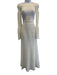 Clea Size XS Cream White Cotton Blend Elastic Waistband Ribbed Knit Skirt Set Cream White / XS